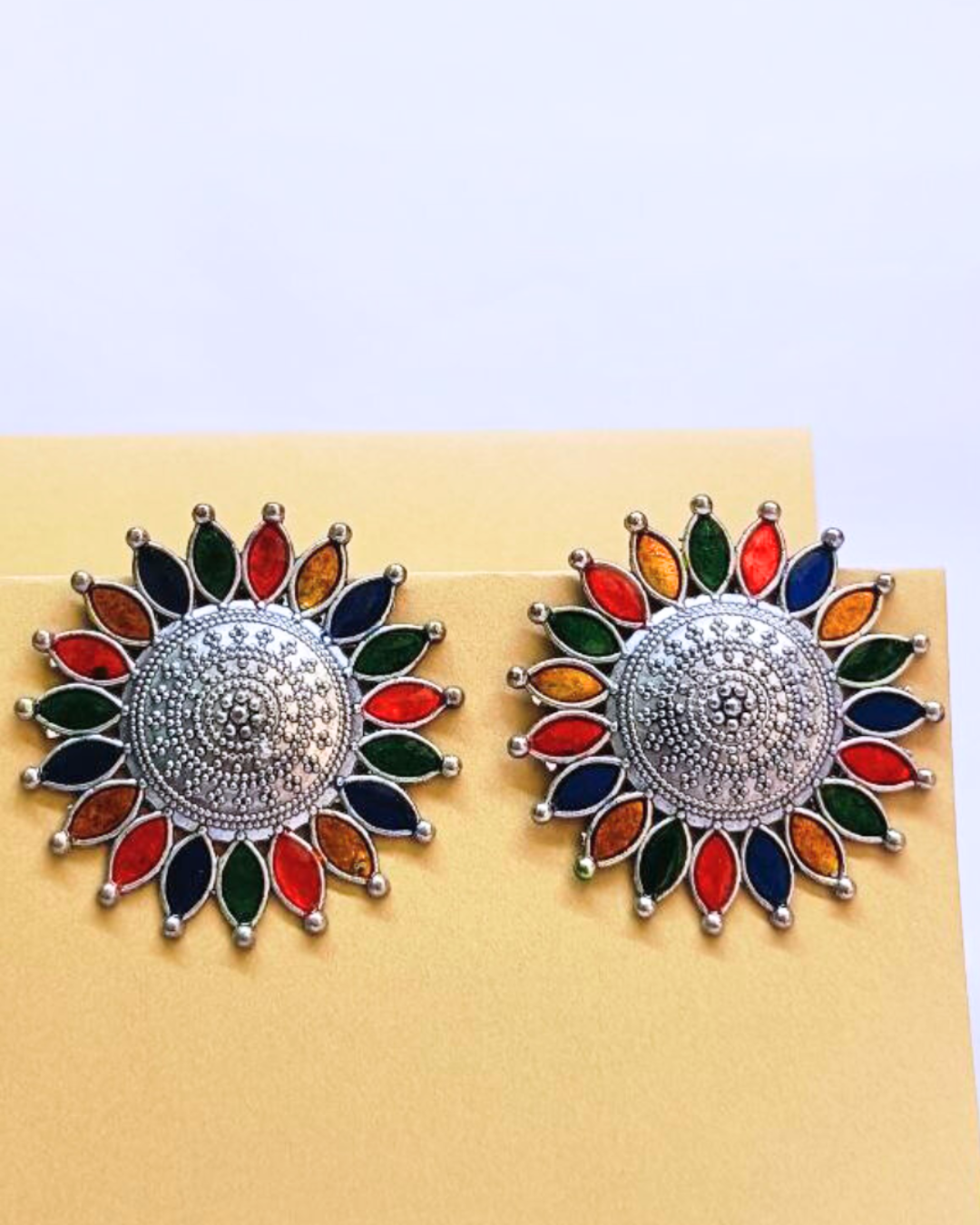 Baag-e-Bahar full of colors Earrings