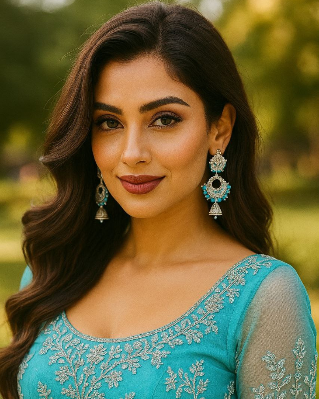 Silver Jhumka with Color Beads for Women | Color Beads | Casual & Daily Wear