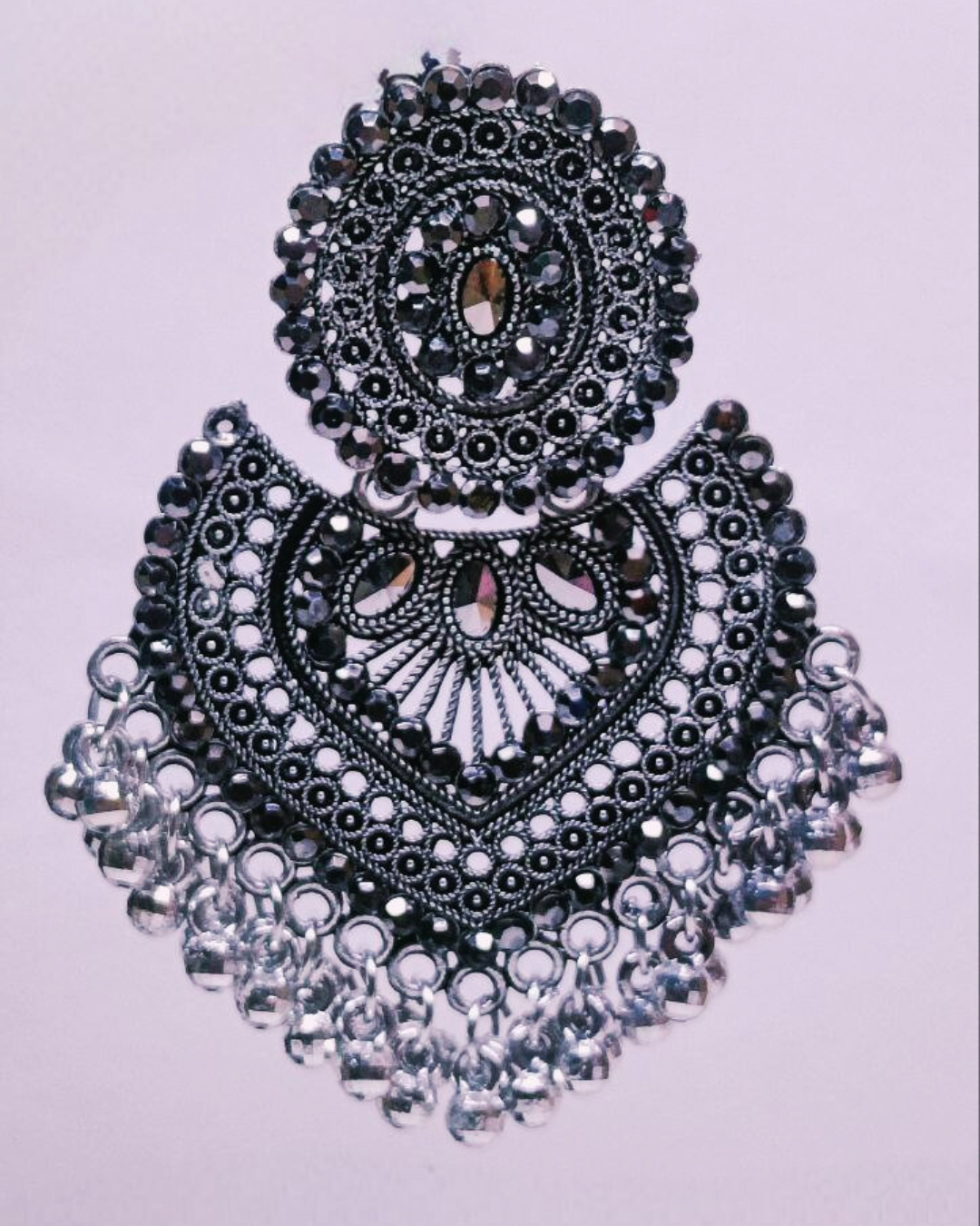Oxidized Silver Afghani Tribal Jhumka for Women | Bold Look | Festive Wear