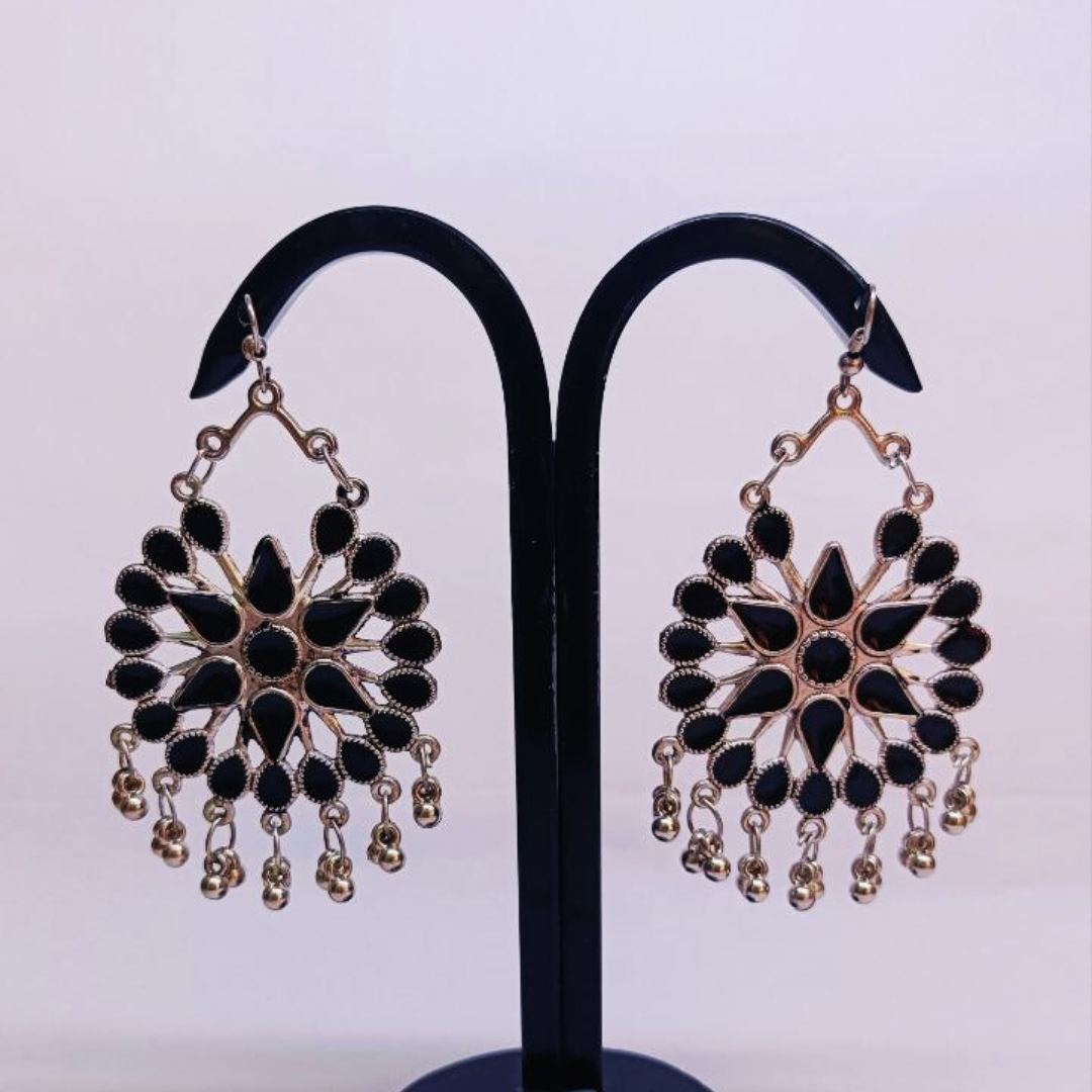 Ethnic Oxidized Jhumka 5 pair Combo Set |  Earrings For Women Vintage Design